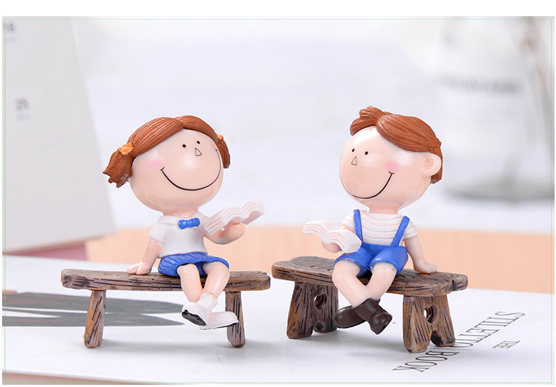 Chen Jun Craft Happy Couple Doll Keychain Pendant Men's and Women's Valentine's Day Gift Accessories PVC Plastic Ornaments Chen Jun Craft Happy Couple Doll Keychain Pendant Men's and Women's Valentine's Day Gift Accessories PVC Plastic Ornaments