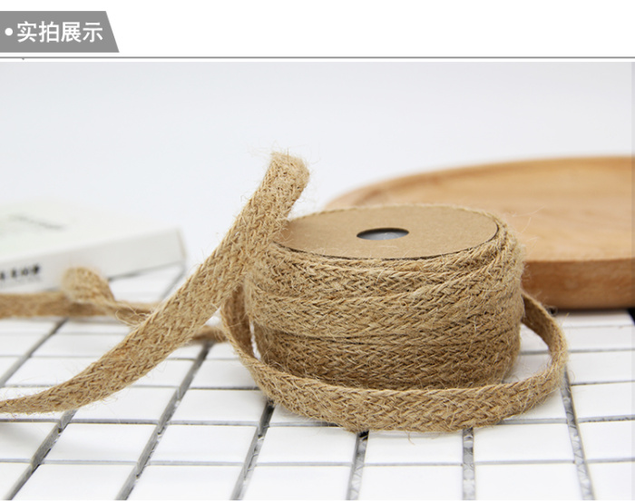 Factory Outlet clothing accessories knitted cotton hemp rope with rope braid DIY craft decoration volume Ribbon Ribbon Factory Outlet clothing accessories knitted cotton hemp rope with rope braid DIY craft decoration volume Ribbon Ribbon