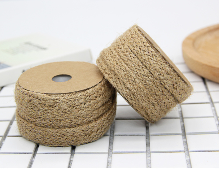 Factory Outlet clothing accessories knitted cotton hemp rope with rope braid DIY craft decoration volume Ribbon Ribbon Factory Outlet clothing accessories knitted cotton hemp rope with rope braid DIY craft decoration volume Ribbon Ribbon