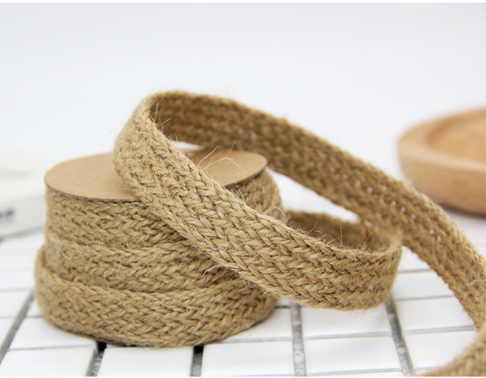 Factory Outlet clothing accessories knitted cotton hemp rope with rope braid DIY craft decoration volume Ribbon Ribbon Factory Outlet clothing accessories knitted cotton hemp rope with rope braid DIY craft decoration volume Ribbon Ribbon