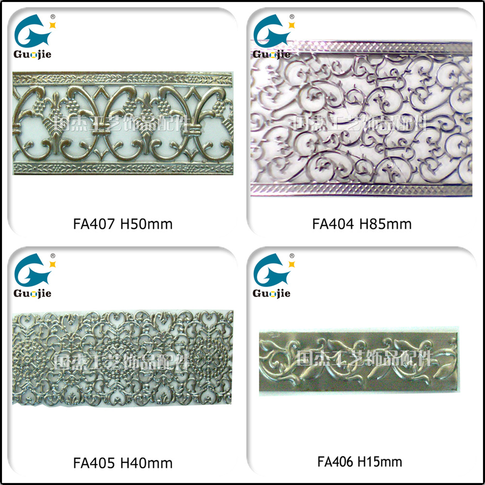 FA903 gothic style moving accessories feel rattan decorative bar craft gifts hardware iron strip to the sample