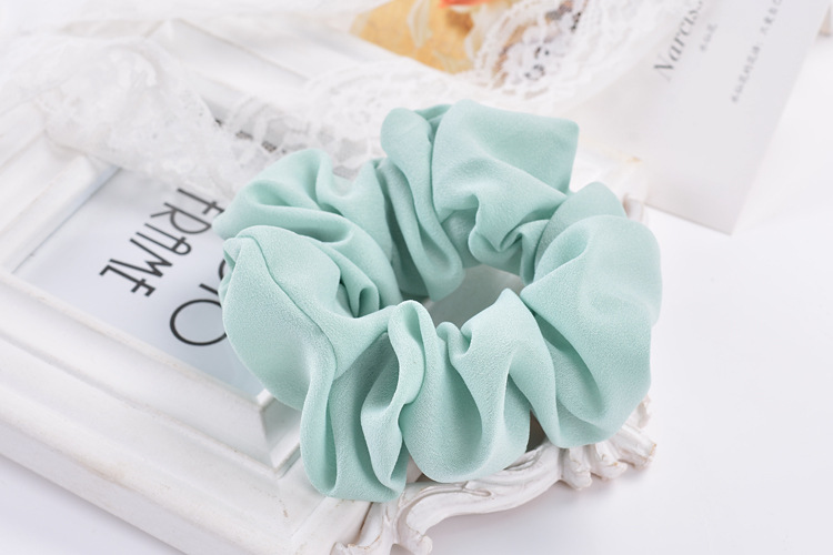 South Korea Imported Korean Jewelry Hair Accessories Candy Color Solid Color Fabric Craft Chiffon Hair Ring Headdress Flower Headwear Hair Rope South Korea Imported Korean Jewelry Hair Accessories Candy Color Solid Color Fabric Craft Chiffon Hair Ring Headdress Flower Headwear Hair Rope