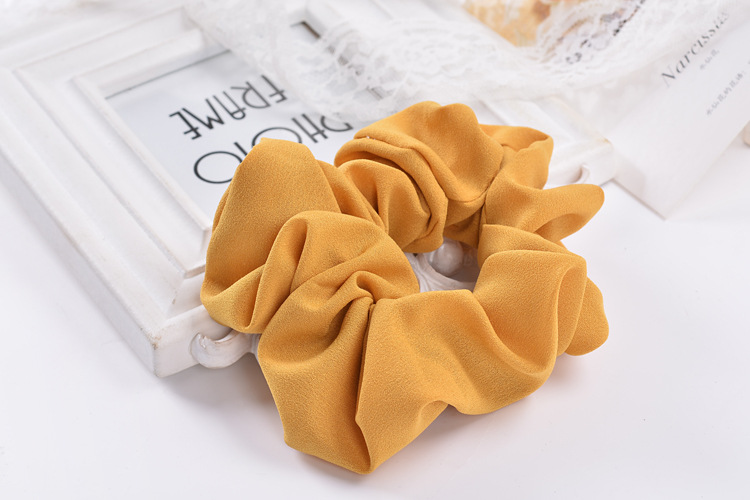 South Korea Imported Korean Jewelry Hair Accessories Candy Color Solid Color Fabric Craft Chiffon Hair Ring Headdress Flower Headwear Hair Rope South Korea Imported Korean Jewelry Hair Accessories Candy Color Solid Color Fabric Craft Chiffon Hair Ring Headdress Flower Headwear Hair Rope