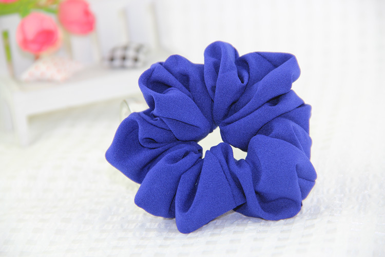South Korea Imported Korean Jewelry Hair Accessories Candy Color Solid Color Fabric Craft Chiffon Hair Ring Headdress Flower Headwear Hair Rope South Korea Imported Korean Jewelry Hair Accessories Candy Color Solid Color Fabric Craft Chiffon Hair Ring Headdress Flower Headwear Hair Rope