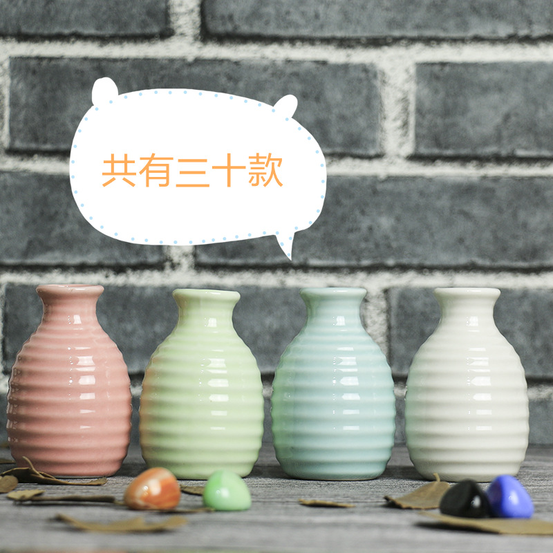 Ceramic manufacturers craft Decorative flower Arranger hand-painted Accessories creative home Furnishing pieces