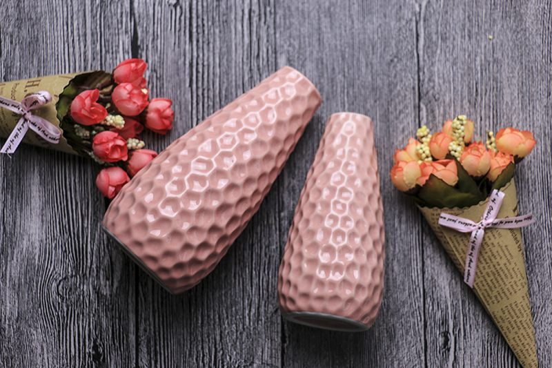 Ceramic manufacturers craft Decorative flower Arranger hand-painted Accessories creative home Furnishing pieces