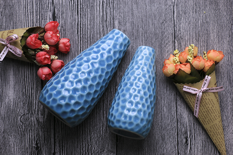 Ceramic manufacturers craft Decorative flower Arranger hand-painted Accessories creative home Furnishing pieces