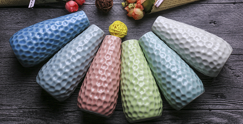 Ceramic manufacturers craft Decorative flower Arranger hand-painted Accessories creative home Furnishing pieces