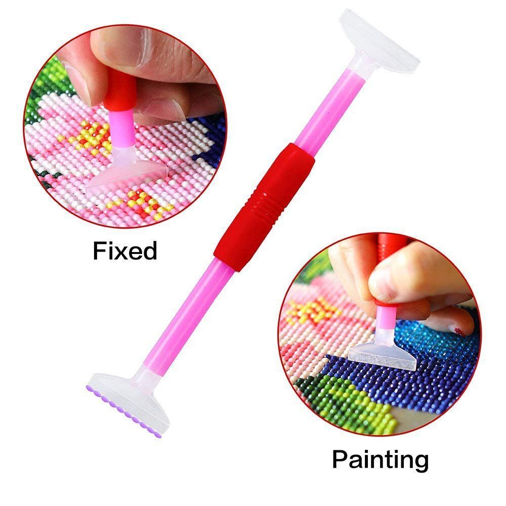 117 Pieces Design Diamond Painting Tools 5D Diamond Accessories DIY Craft Diamond Technical Pen Embroidery Set