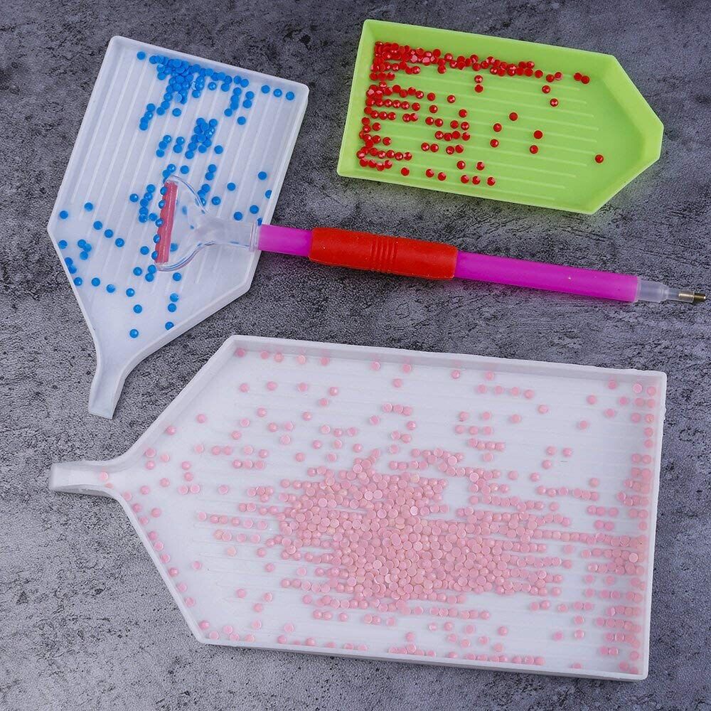 117 Pieces Design Diamond Painting Tools 5D Diamond Accessories DIY Craft Diamond Technical Pen Embroidery Set