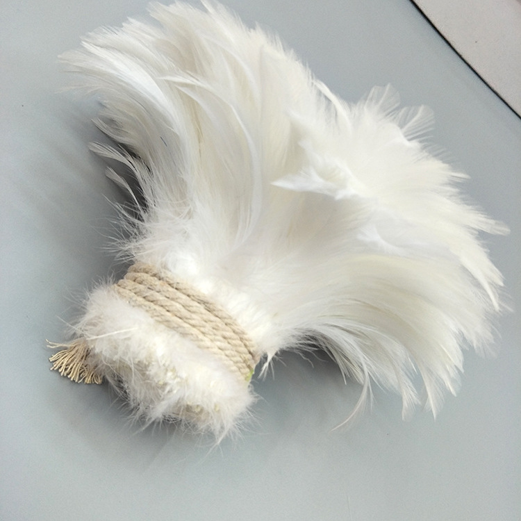 Factory Direct Sales High Quality White Feather Ear Cleaning Headdress Hat Flower Corsage DIY Handmade Buoy Craft Accessories Feather Factory Direct Sales High Quality White Feather Ear Cleaning Headdress Hat Flower Corsage DIY Handmade Buoy Craft Accessories Feather