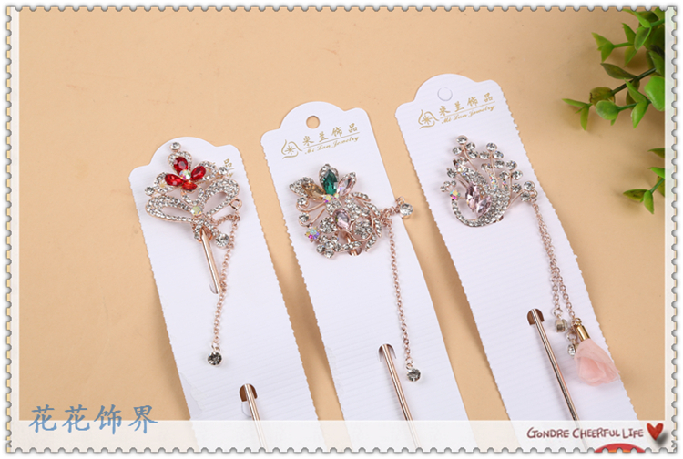 Classical Style Spot Drill Craft Hair Accessories Hairpin Original Crystal Set Up-Do Hairpin Styles Classical Style Spot Drill Craft Hair Accessories Hairpin Original Crystal Set Up-Do Hairpin Styles