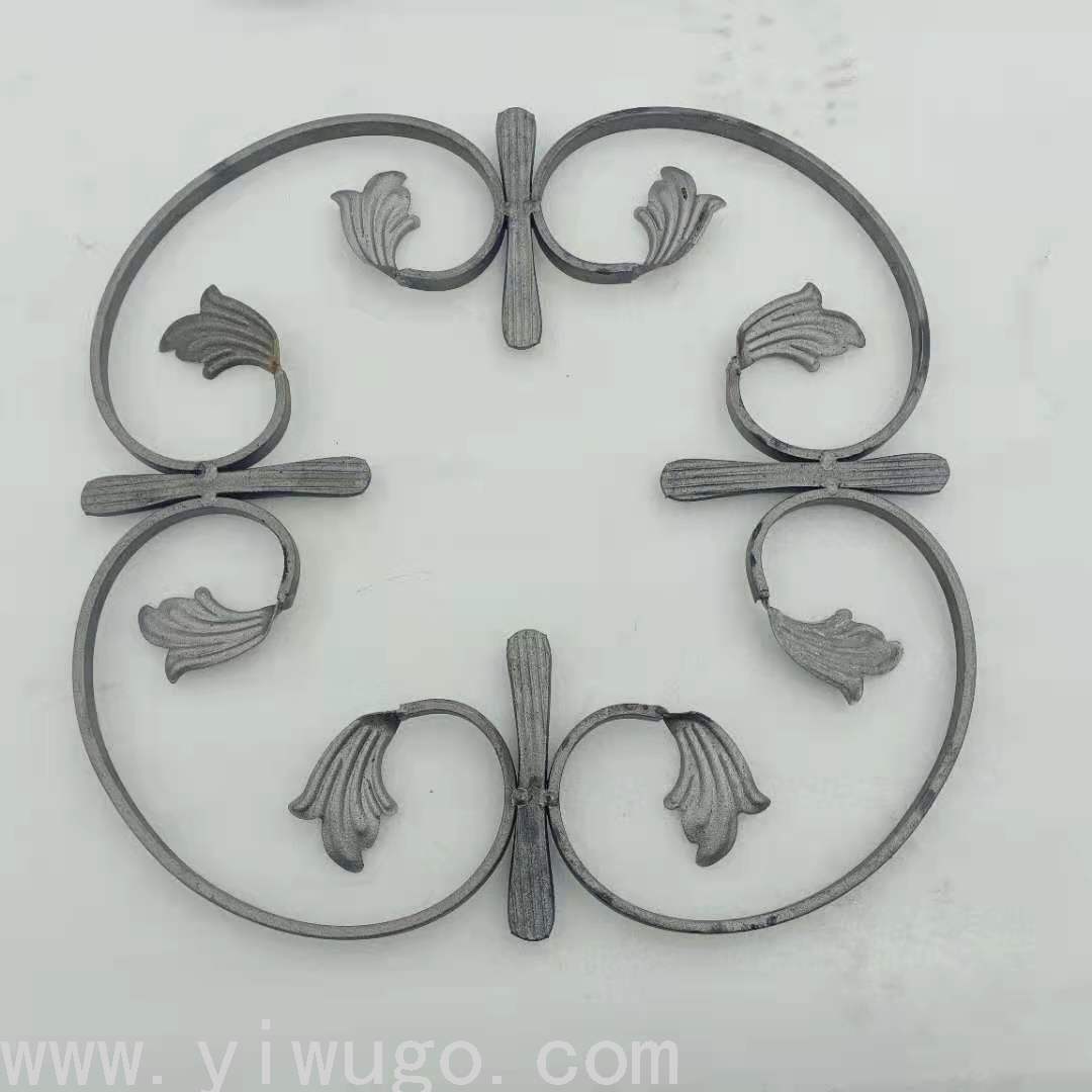 Factory in Stock Cast Iron Fence Corral Iron Parts Iron Castings Craft Materials Accessories Cast Iron Flower Pieces