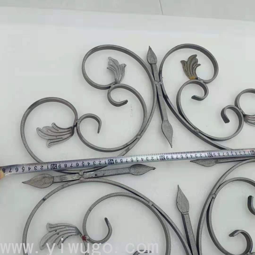 Factory in Stock Cast Iron Fence Corral Iron Parts Iron Castings Craft Materials Accessories Cast Iron Flower Pieces