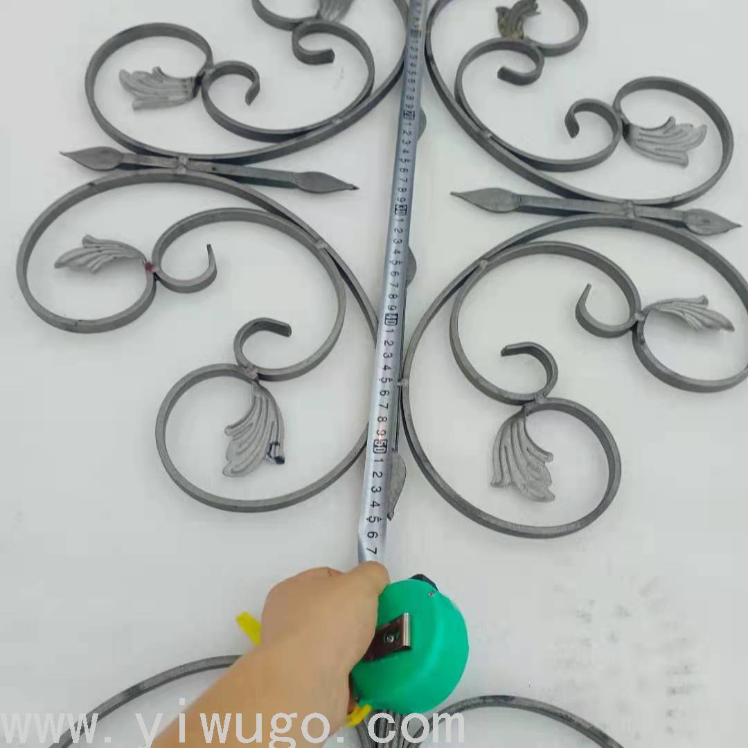 Factory in Stock Cast Iron Fence Corral Iron Parts Iron Castings Craft Materials Accessories Cast Iron Flower Pieces