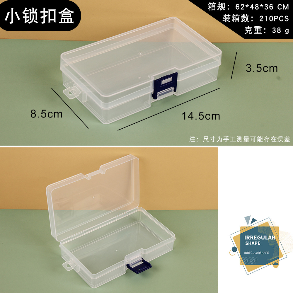 Transparent Plastic 24 Grid Jewelry Storage Box Electronic Components Accessory Box Classification Lattice Jewelry Box Small Spare Parts Box
