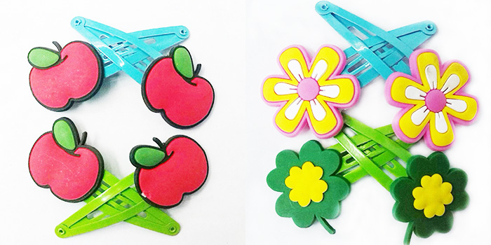 Soft children's jewelry hair accessory Korea cartoon small side pinch Duckbill hair clips Soft children's jewelry hair accessory Korea cartoon small side pinch Duckbill hair clips