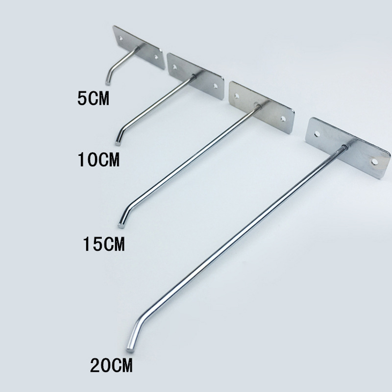 Yiwu Product Display Stand Hook Wall Hanging Mobile Phone Accessory Hook Small Jewelry Rack Rack Straight Iron Long up Wall Hook