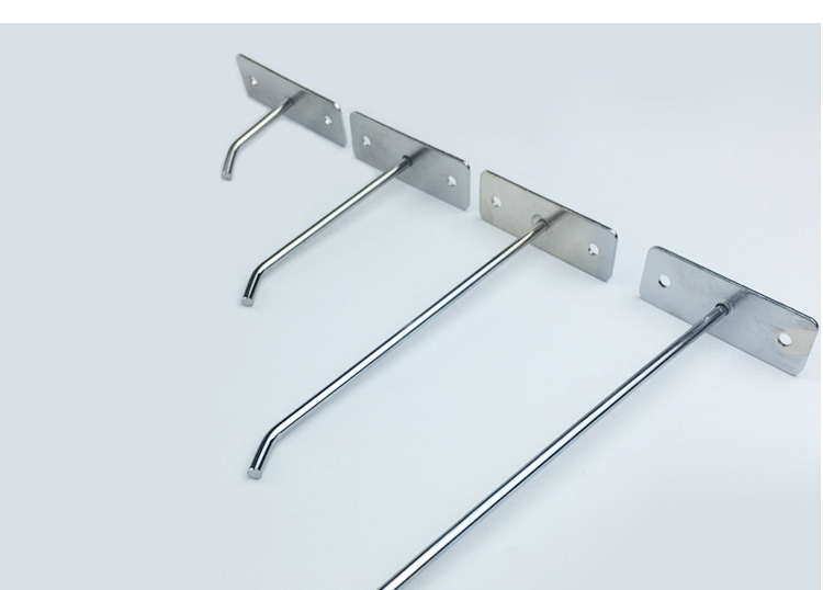 Yiwu Product Display Stand Hook Wall Hanging Mobile Phone Accessory Hook Small Jewelry Rack Rack Straight Iron Long up Wall Hook