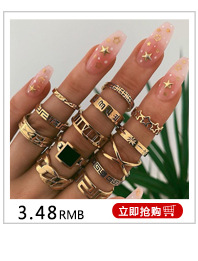 AliExpress Cross-Border Fashion Accessory/Jewelry Hollow Love Alloy Bow Set Bracelet for Women in Stock