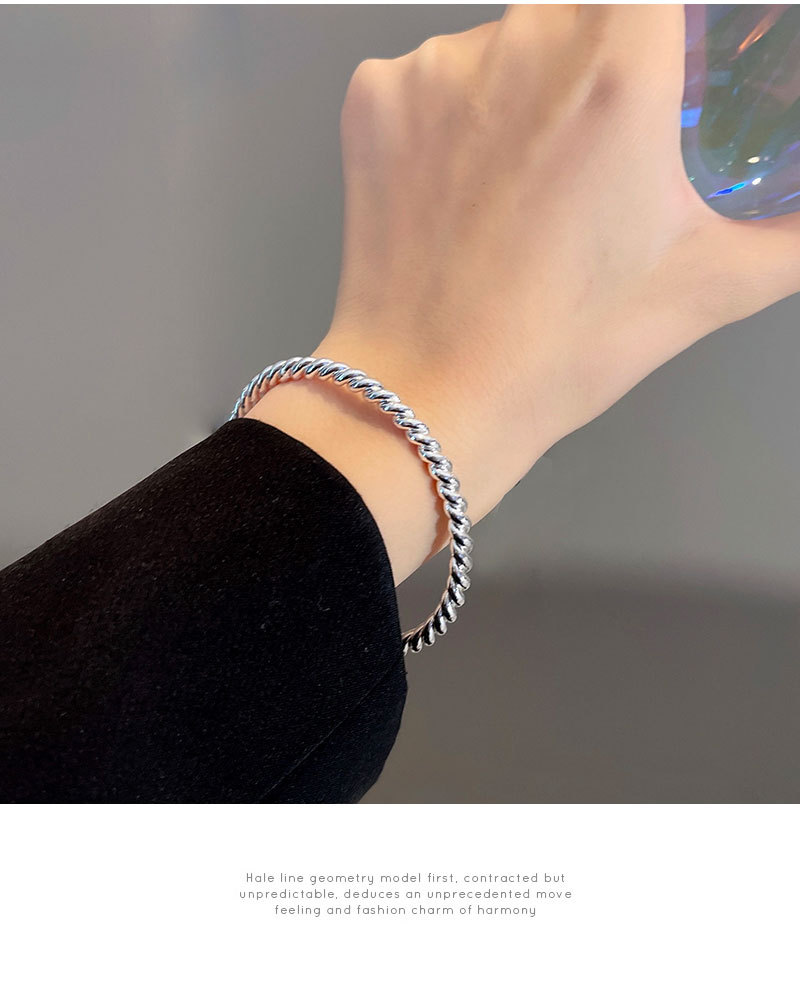 Hand Accessory Bracelet Bracelet One-Step Double Bell Twisted Wire Simple Hand Jewelry