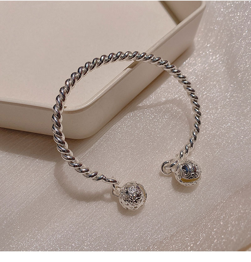 Hand Accessory Bracelet Bracelet One-Step Double Bell Twisted Wire Simple Hand Jewelry