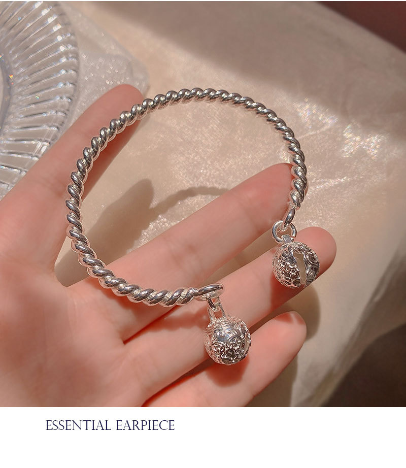 Hand Accessory Bracelet Bracelet One-Step Double Bell Twisted Wire Simple Hand Jewelry
