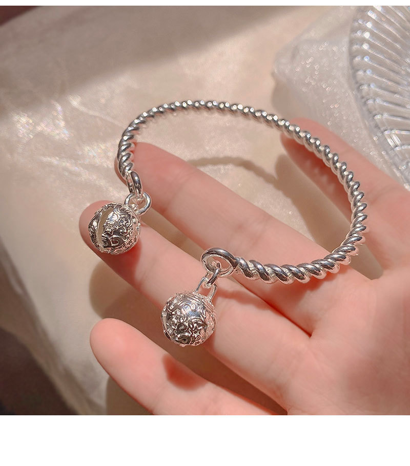 Hand Accessory Bracelet Bracelet One-Step Double Bell Twisted Wire Simple Hand Jewelry