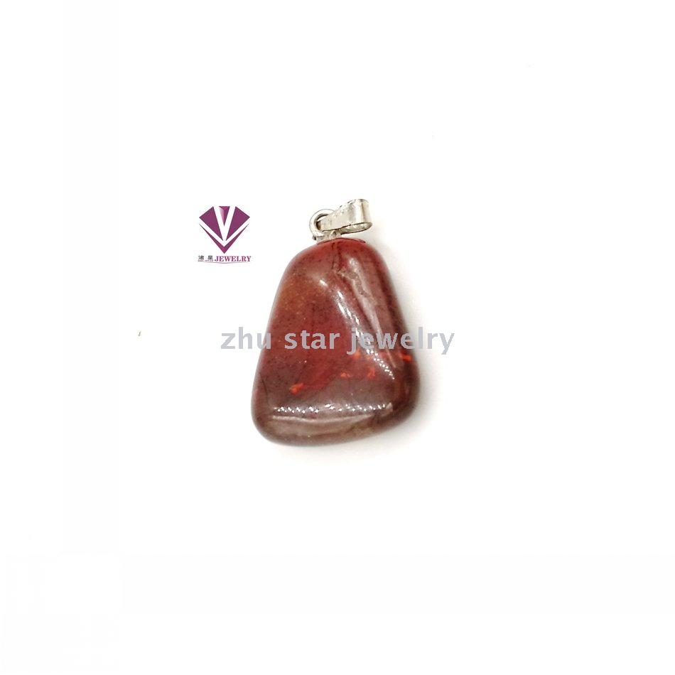 Trapezoid Shape Semi-Precious Natural Stone Beads Pendant Charm For Necklace Making Jewelry Accessory