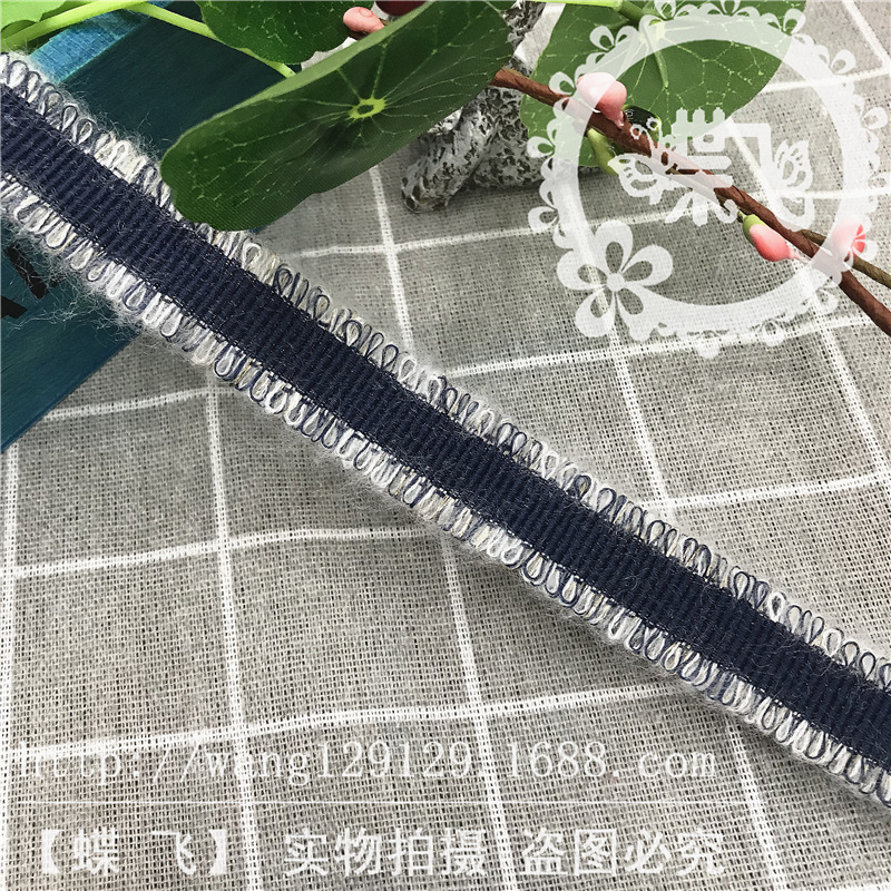 G651 south Korean ribbon new mohair flat double side mini bar dress DIY accessory jewelry