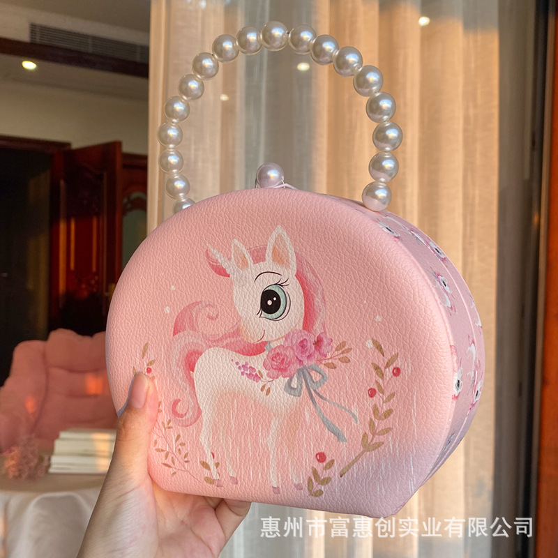 Children&#039;s Hair Accessory Organizer Baby Hair Barrettes Set Girl&#039;s Korean Hairpin Jewelry Headband Box