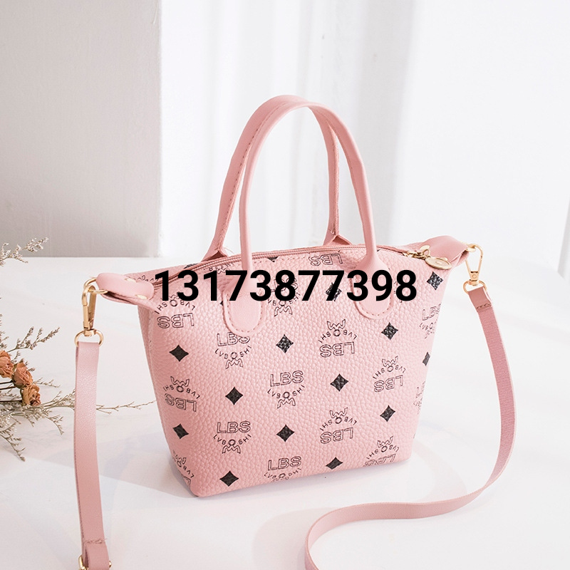 2020 Summer New Korean Style Fashion Printing Foreign Trade Women&#039;s Small Handbags Shoulder Messenger Bag Guangzhou Pu Women&#039;s Bag
