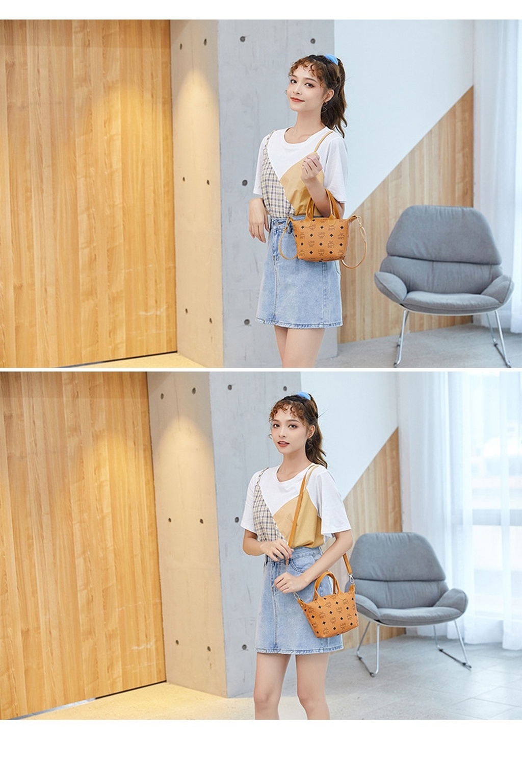 2020 Summer New Korean Style Fashion Printing Foreign Trade Women's Small Handbags Shoulder Messenger Bag Guangzhou Pu Women's Bag