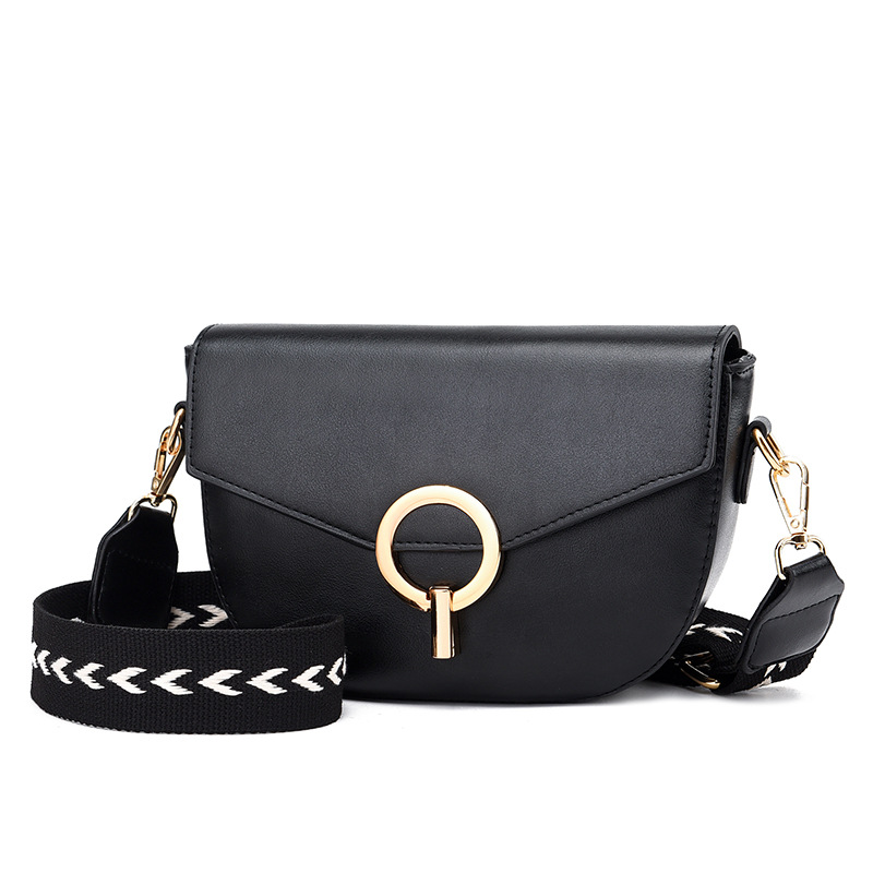 Factory quality handbags cross-slung western-style broadband fashion versatile female bag 2020 new summer fashion web celebrity saddle bag