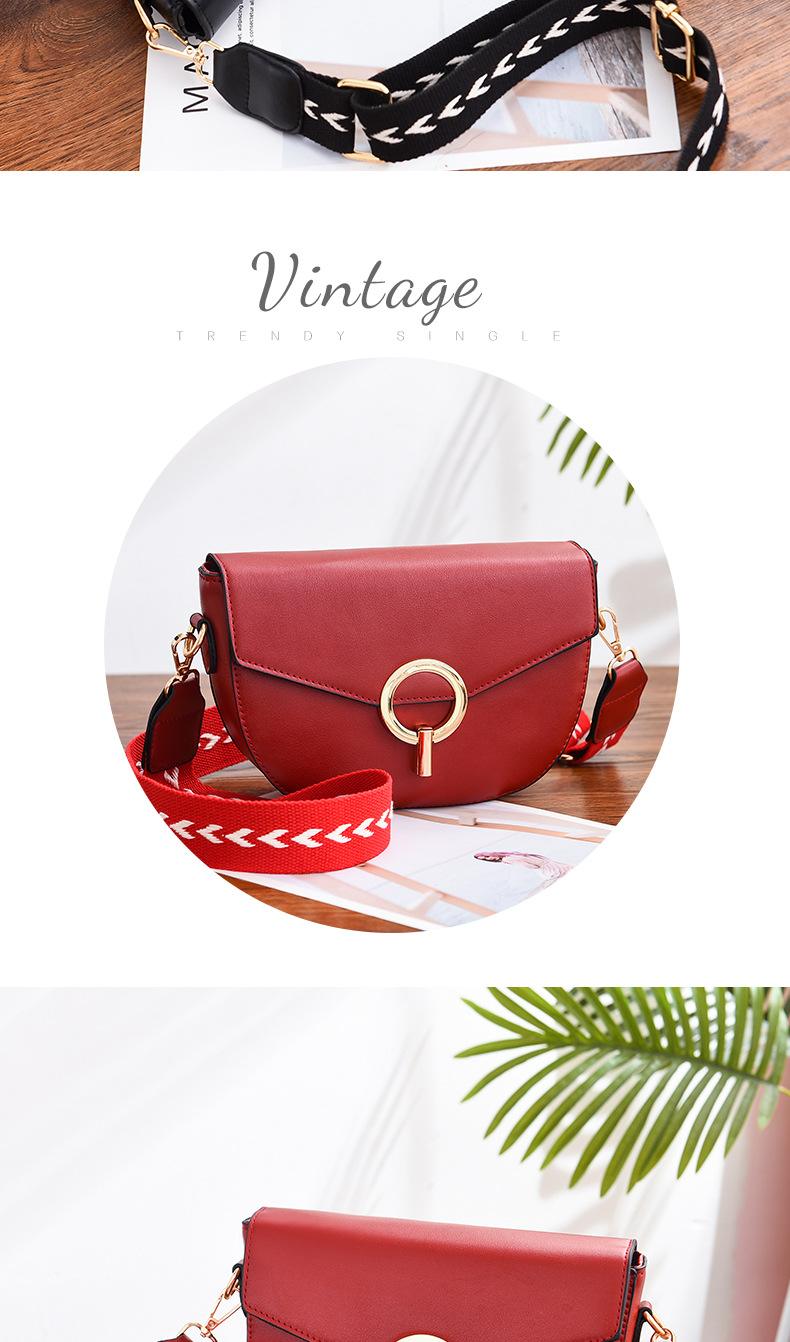 Factory quality handbags cross-slung western-style broadband fashion versatile female bag 2020 new summer fashion web celebrity saddle bag