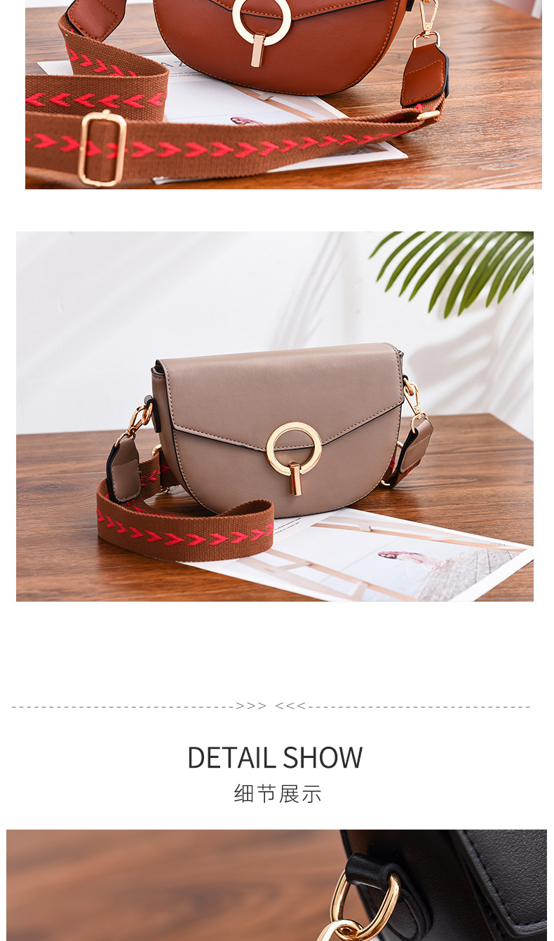 Factory quality handbags cross-slung western-style broadband fashion versatile female bag 2020 new summer fashion web celebrity saddle bag