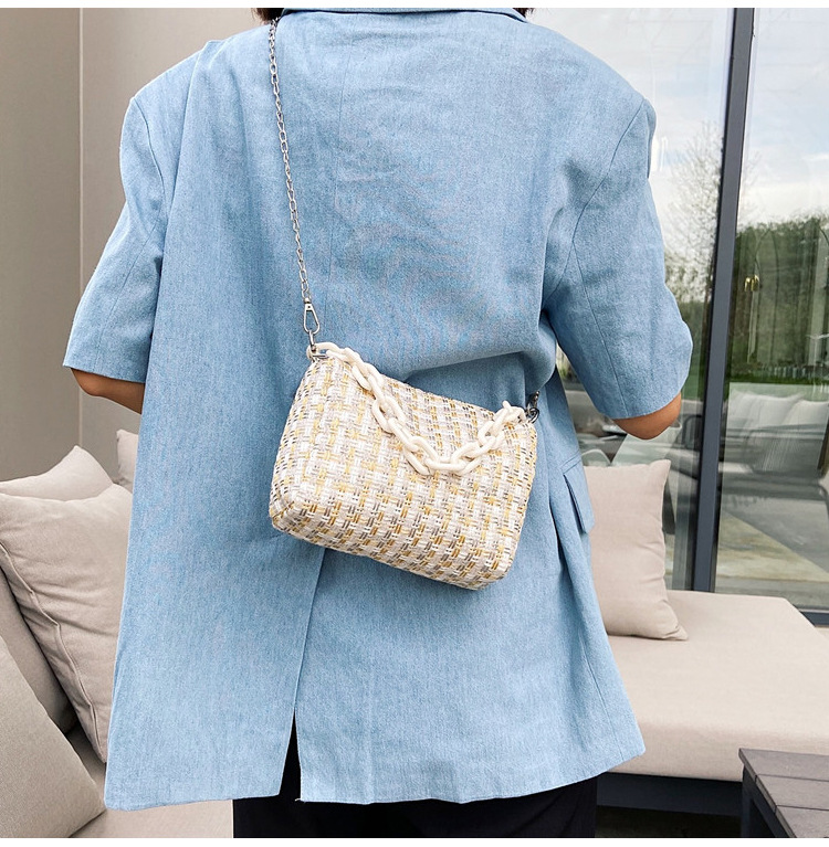 Fresh Chain Small Handbags 2021 New Fashion Summer This Year Popular Western Style Shoulder Crossbody Small Square Bag Fresh Chain Small Handbags 2021 New Fashion Summer This Year Popular Western Style Shoulder Crossbody Small Square Bag