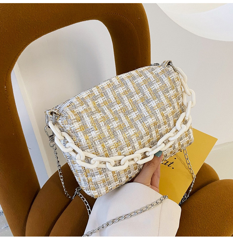 Fresh Chain Small Handbags 2021 New Fashion Summer This Year Popular Western Style Shoulder Crossbody Small Square Bag Fresh Chain Small Handbags 2021 New Fashion Summer This Year Popular Western Style Shoulder Crossbody Small Square Bag