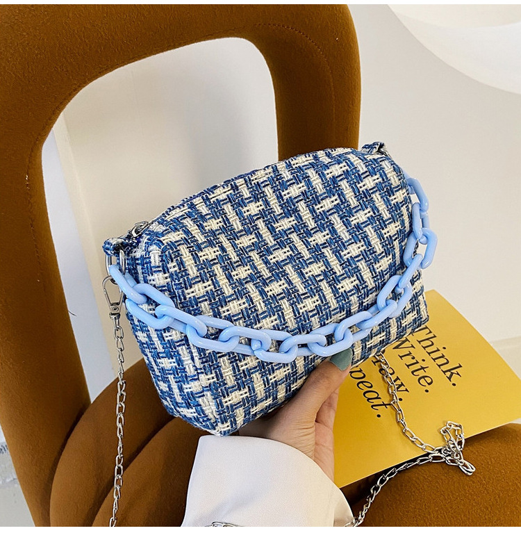 Fresh Chain Small Handbags 2021 New Fashion Summer This Year Popular Western Style Shoulder Crossbody Small Square Bag Fresh Chain Small Handbags 2021 New Fashion Summer This Year Popular Western Style Shoulder Crossbody Small Square Bag