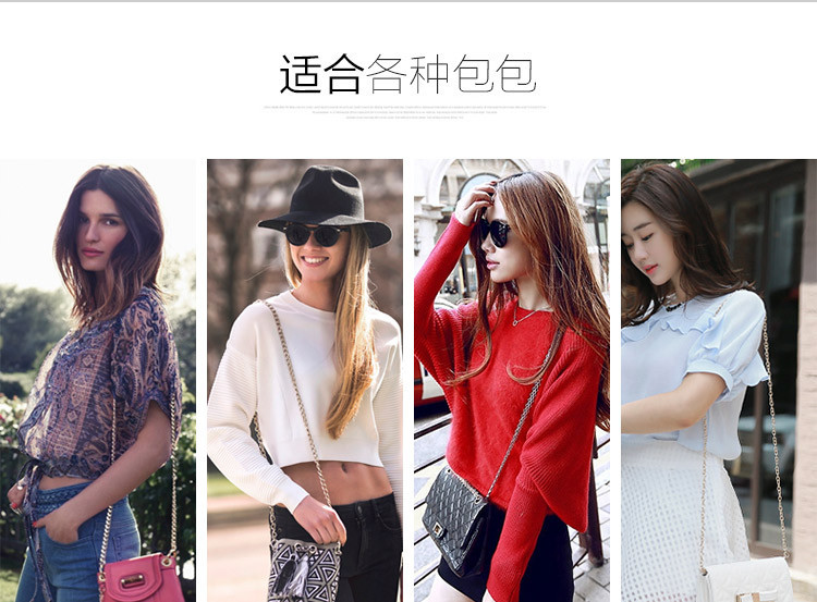 Closed alloy hooks wrap fashion Cases andbags accessories, which taste and taste the decorative elements in handbags and handbags