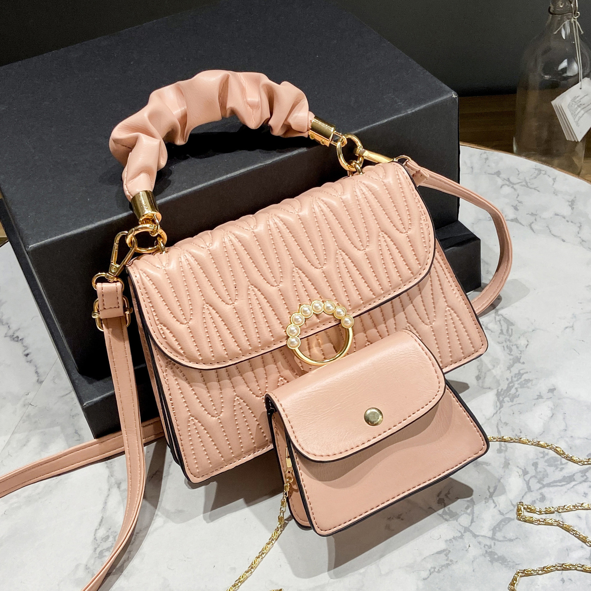 Foreign Trade Bag for Women 2021 New Fashion Korean Style Jelly Small Bag Mother and Child Bag Shoulder Crossbody Women's Bag Handbags Foreign Trade Bag for Women 2021 New Fashion Korean Style Jelly Small Bag Mother and Child Bag Shoulder Crossbody Women's Bag Handbags