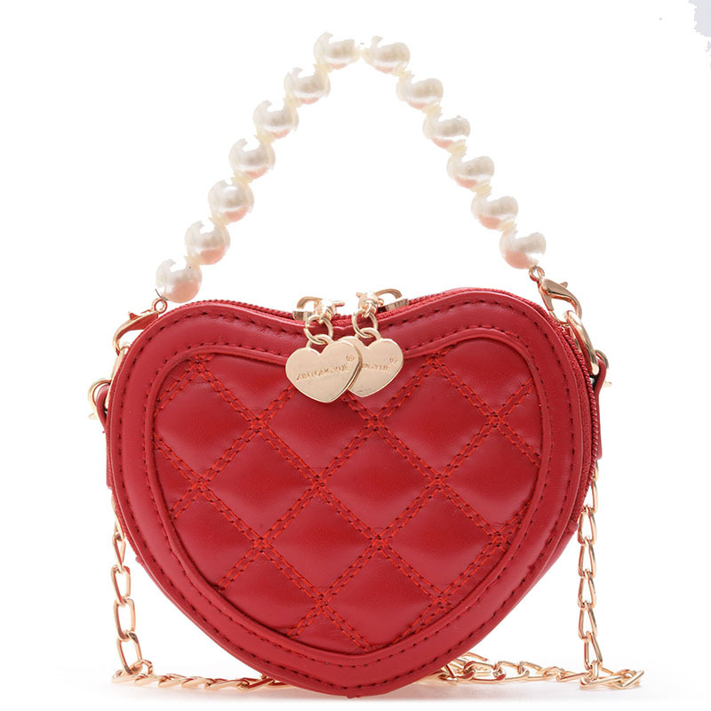 Lucky Pig Korean Cute Cartoon Kid&#039;s Messenger Bag Fashion Casual Pu Mirror Princess Handbags Wholesale