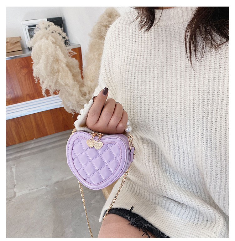 Lucky Pig Korean Cute Cartoon Kid's Messenger Bag Fashion Casual Pu Mirror Princess Handbags Wholesale