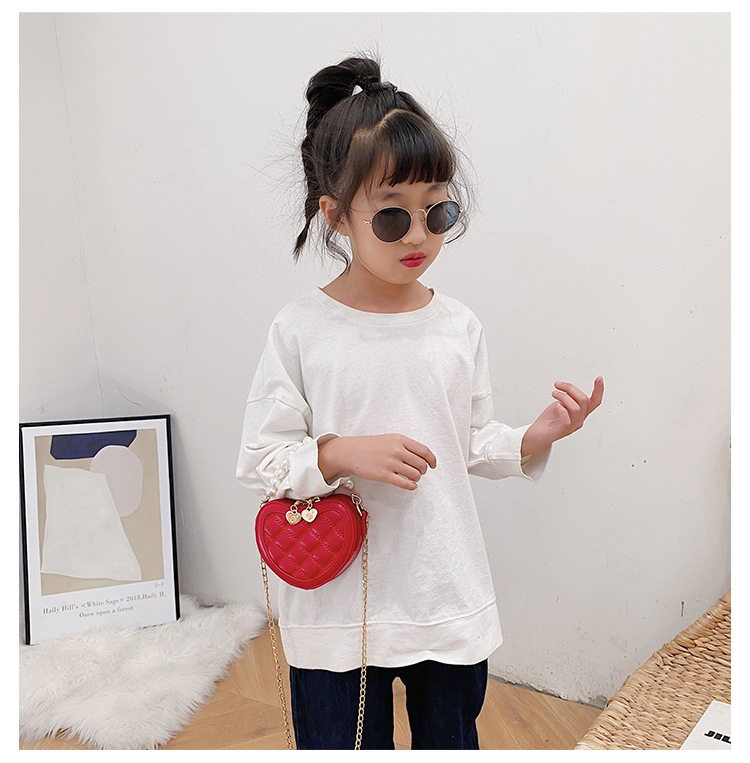 Lucky Pig Korean Cute Cartoon Kid's Messenger Bag Fashion Casual Pu Mirror Princess Handbags Wholesale