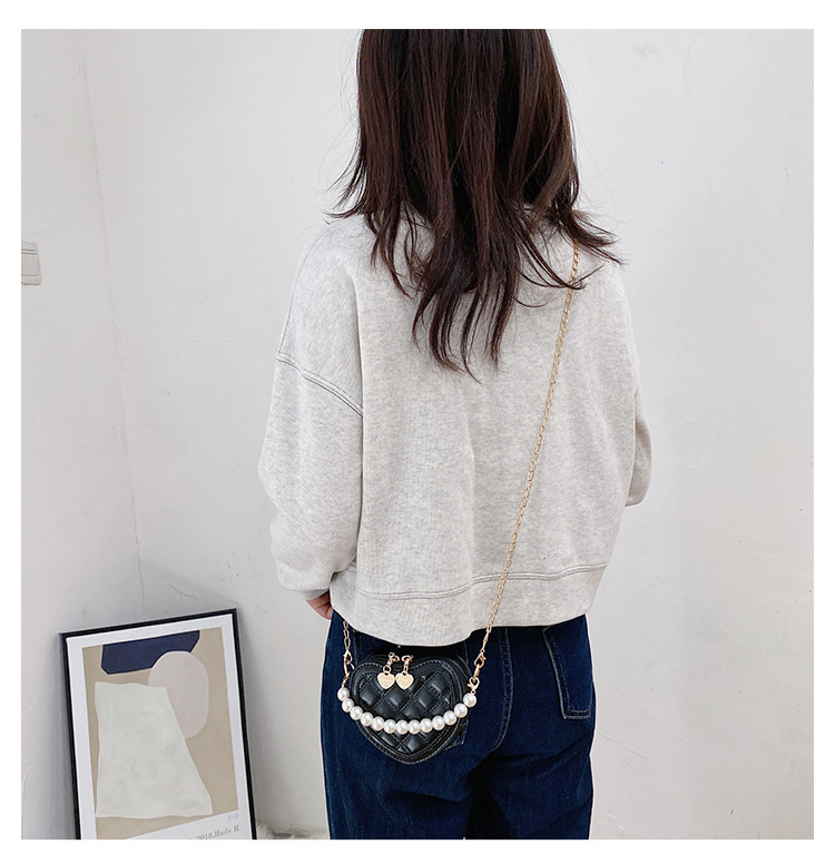 Lucky Pig Korean Cute Cartoon Kid's Messenger Bag Fashion Casual Pu Mirror Princess Handbags Wholesale