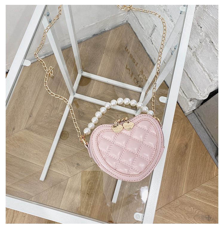 Lucky Pig Korean Cute Cartoon Kid's Messenger Bag Fashion Casual Pu Mirror Princess Handbags Wholesale