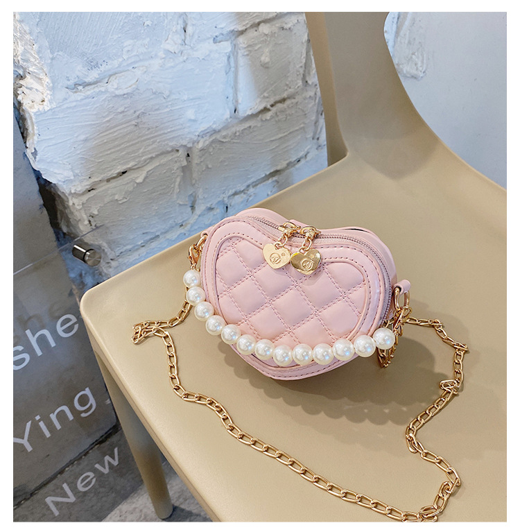 Lucky Pig Korean Cute Cartoon Kid's Messenger Bag Fashion Casual Pu Mirror Princess Handbags Wholesale