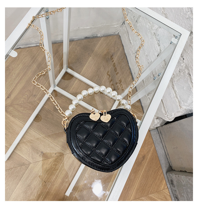 Lucky Pig Korean Cute Cartoon Kid's Messenger Bag Fashion Casual Pu Mirror Princess Handbags Wholesale