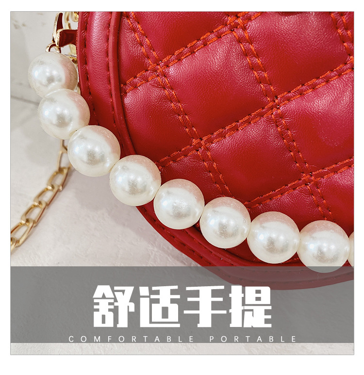 Lucky Pig Korean Cute Cartoon Kid's Messenger Bag Fashion Casual Pu Mirror Princess Handbags Wholesale