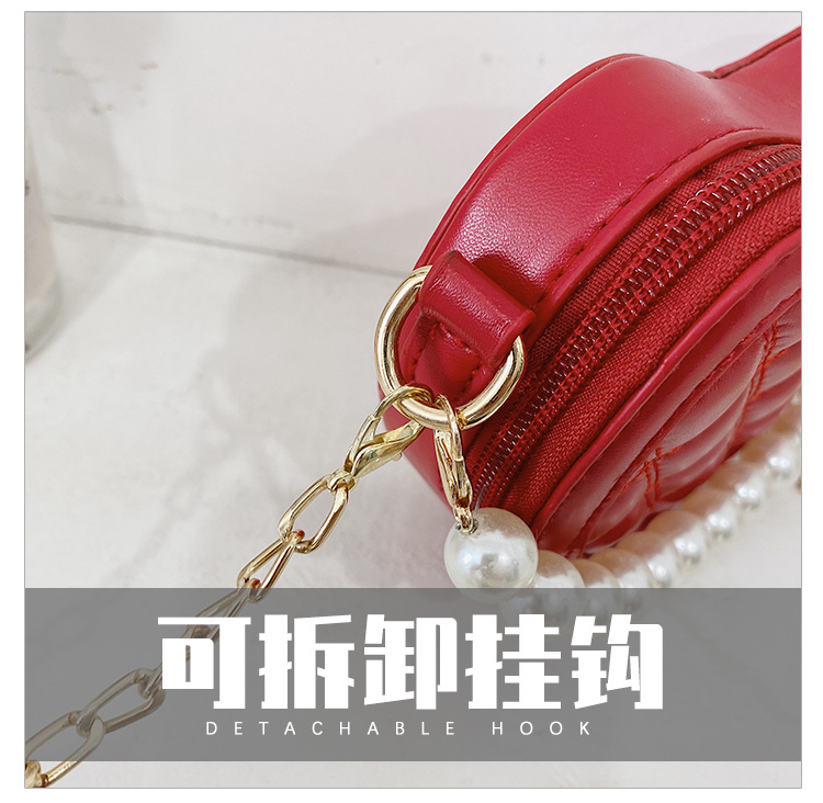 Lucky Pig Korean Cute Cartoon Kid's Messenger Bag Fashion Casual Pu Mirror Princess Handbags Wholesale